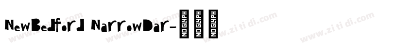 NewBedford NarrowDar字体转换